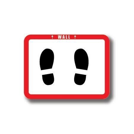 Ergomat 12in x 9in RECTANGLE SIGNS Wall DSV-SIGN 108 #2983 -UEN